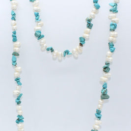 COLLAR LARGO PERLA COPERVG69