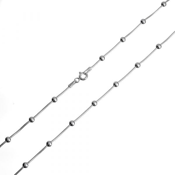 CADENA PLATA COLA DE RATON CON B PCOB02040 CADYPUL 4.3