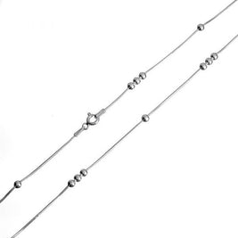 CADENA PLATA COLA DE RATON CON B PCOB3102045 CADYPUL 3.8