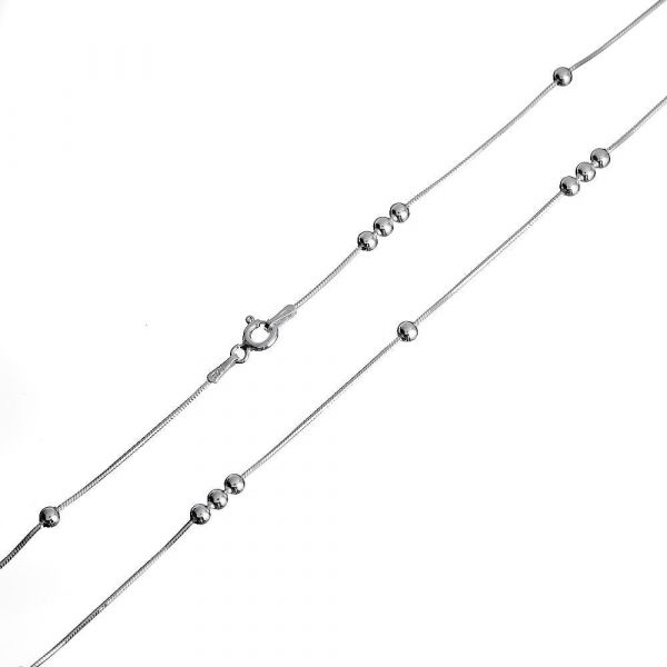 CADENA PLATA COLA DE RATON CON B PCOB3102045 CADYPUL 3.8