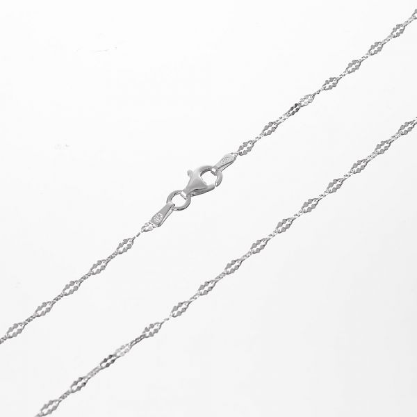CADENA PLATA CRISPETTA 30 45cm PDA03045 CADYPUL 2.2
