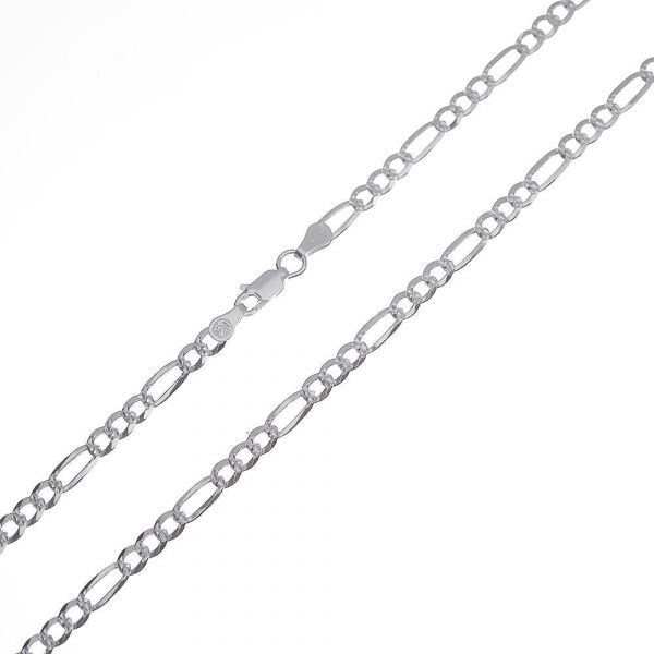 CADENA PLATA FIGARO PAVE 120 60 PFIP12060 CADYPUL 12.6