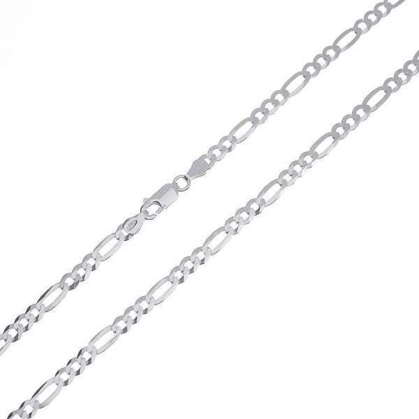 CADENA PLATA FIGARO EXTRA FLAT 1 PFIX10050 CADYPUL 9.1