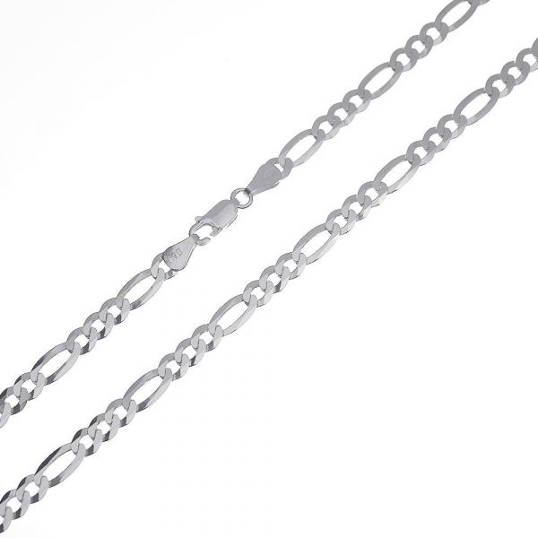 CADENA PLATA FIGARO EXTRA FLAT 1 PFIX14050 CADYPUL 16.5