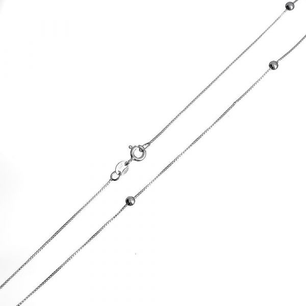 CADENA PLATA VENECIANA CON BOLIT PVEB01245 CADYPUL 1.6