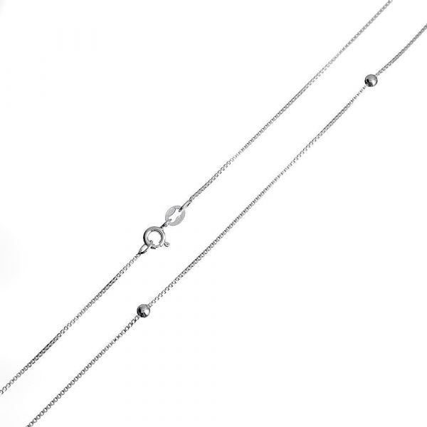 CADENA PLATA VENECIANA CON BOLIT PVEB01545 CADYPUL 2.3