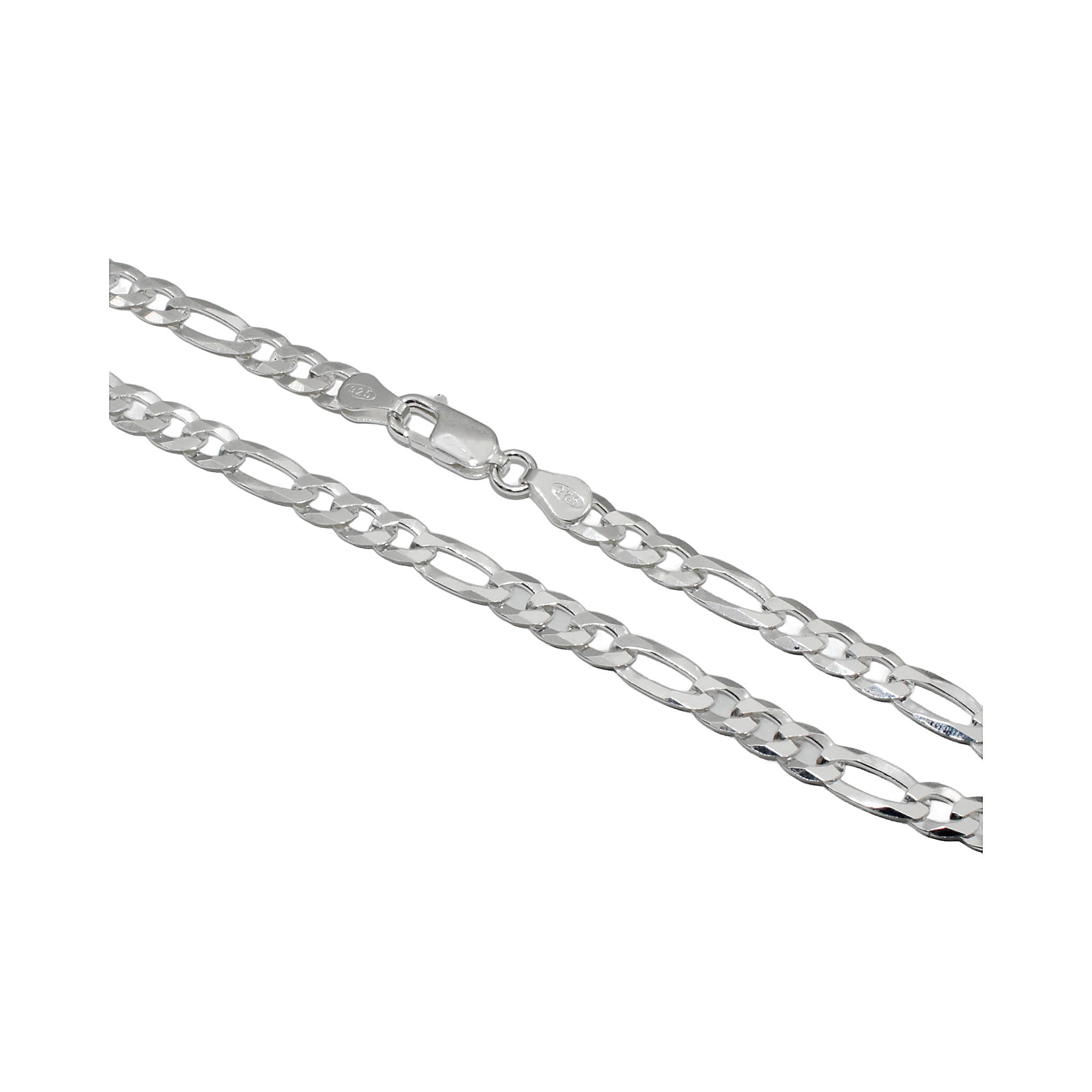 CADENA PLATA FIGARO EXTRA FLAT 100 70CM PFIX10070 CADYPUL 12.8