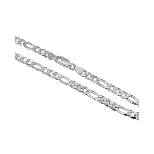 CADENA PLATA FIGARO EXTRA FLAT 100 70CM PFIX10070 CADYPUL 12.8