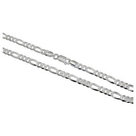 CADENA PLATA FIGARO PAVE 120 70CM PFIP12070 CADYPUL 14.2