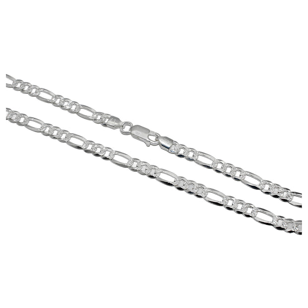 CADENA PLATA FIGARO PAVE 120 70CM PFIP12070 CADYPUL 14.2