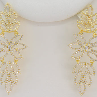 ARETES DE PLATA 925 WZA019